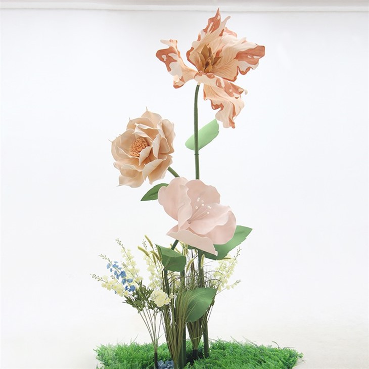 Teaglaim Bláthanna Bláthanna Páipéar Cúr ollmhór